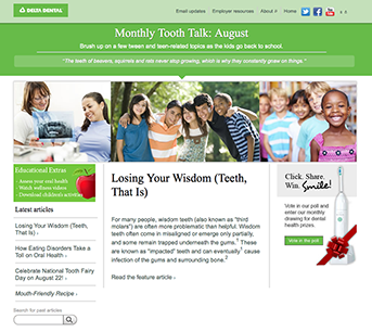 Monthly Tooth Talk